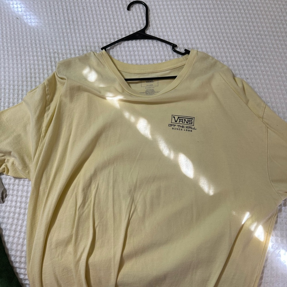 Vans Off The Wall Yellow T-Shirt